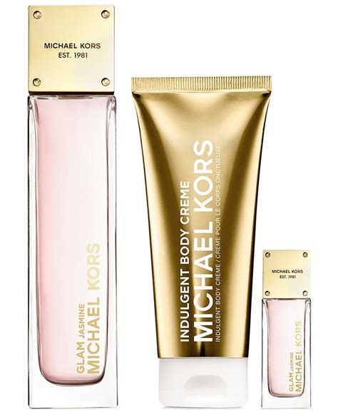 michael kors rose gold perfume gift set|michael kors jasmine gift set.